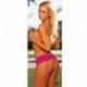 PERIZOMA CON REGGICALZE FUCSIA HUSTLER CLASSIC M/L