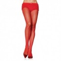 COLLANT A RETE HOSIERY RED UNICA